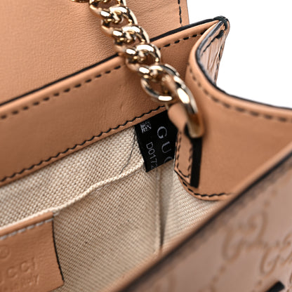 Gucci Guccissima Mini Emily Chain Shoulder Bag Camelia 7 of 10