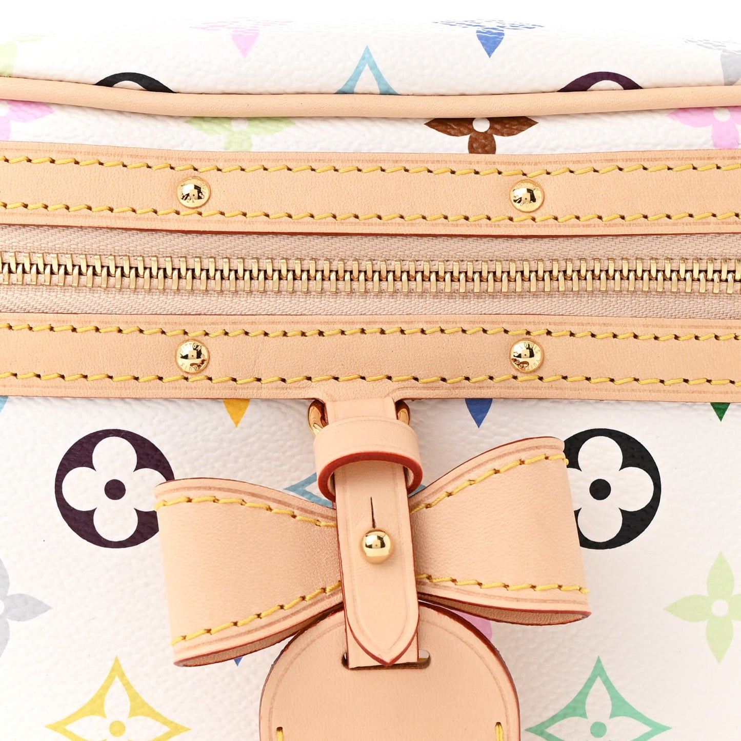 LV X TM Monogram Multicolor High Rise Bumbag White