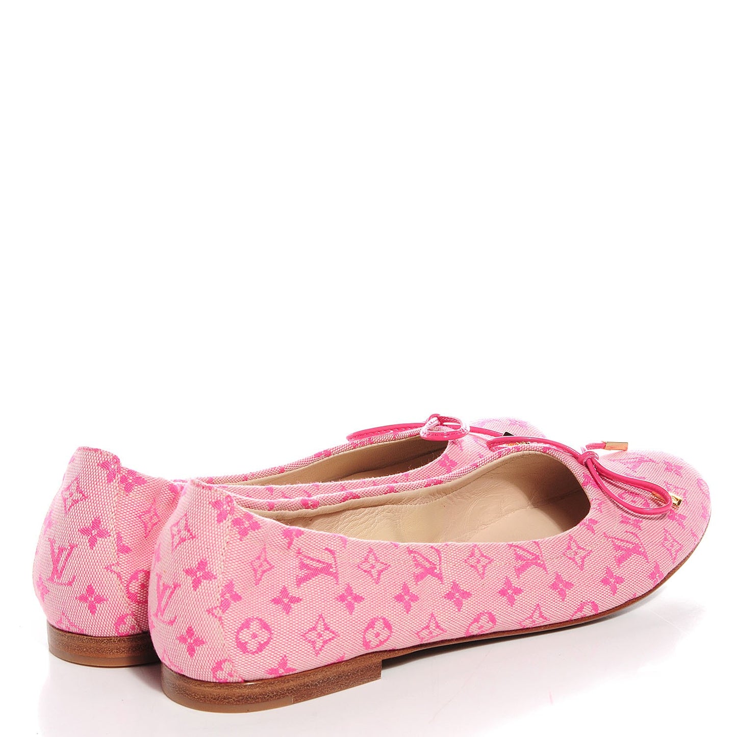 Mini Monogram Debbie Ballerina Flats 36.5 Rose