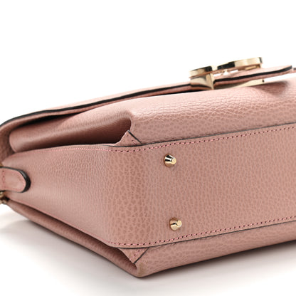 Gucci Dollar Calfskin Interlocking G Top Handle Shoulder Bag Soft Pink 8 of 16