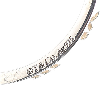 Tiffany Sterling Silver Narrow Atlas Pierced Ring 60 9.25 4 of 5