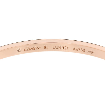 Cartier 18K Pink Gold Small LOVE Bracelet 16 6 of 8