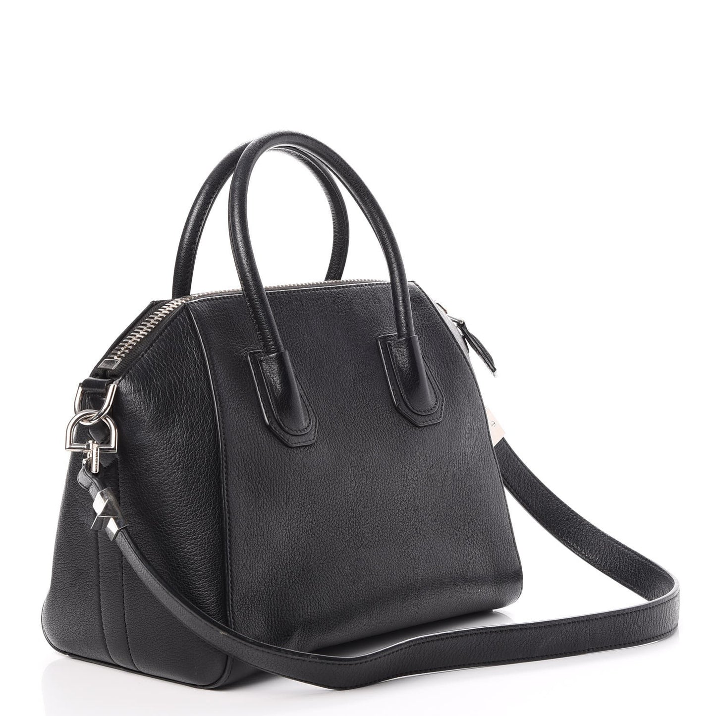 Sugar Goatskin Small Antigona Black