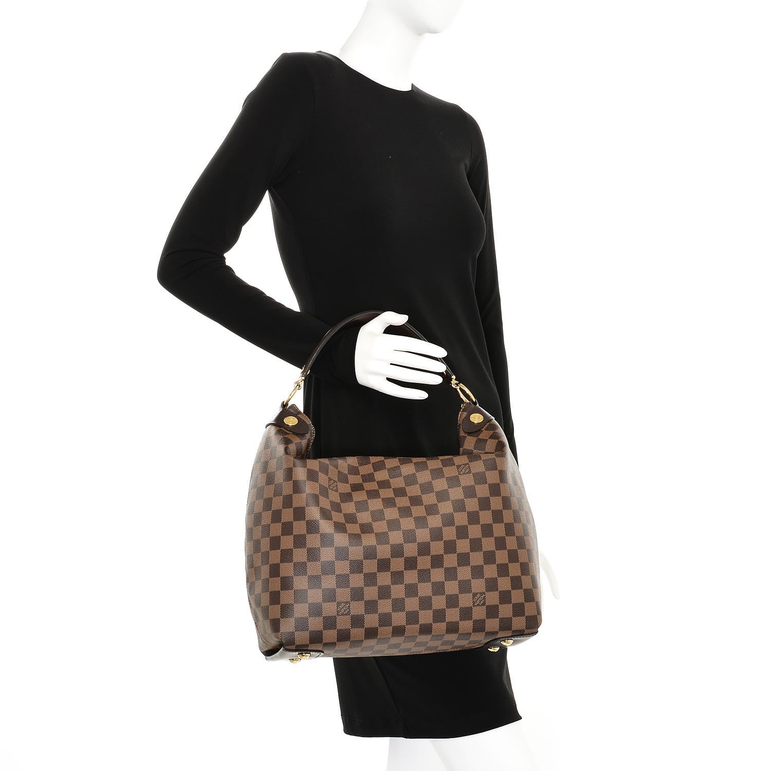 Louis Vuitton Damier Ebene Duomo Hobo 2 of 7