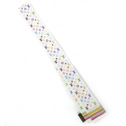Louis Vuitton Silk Monogram Multicolor Bandeau White 1 of 6