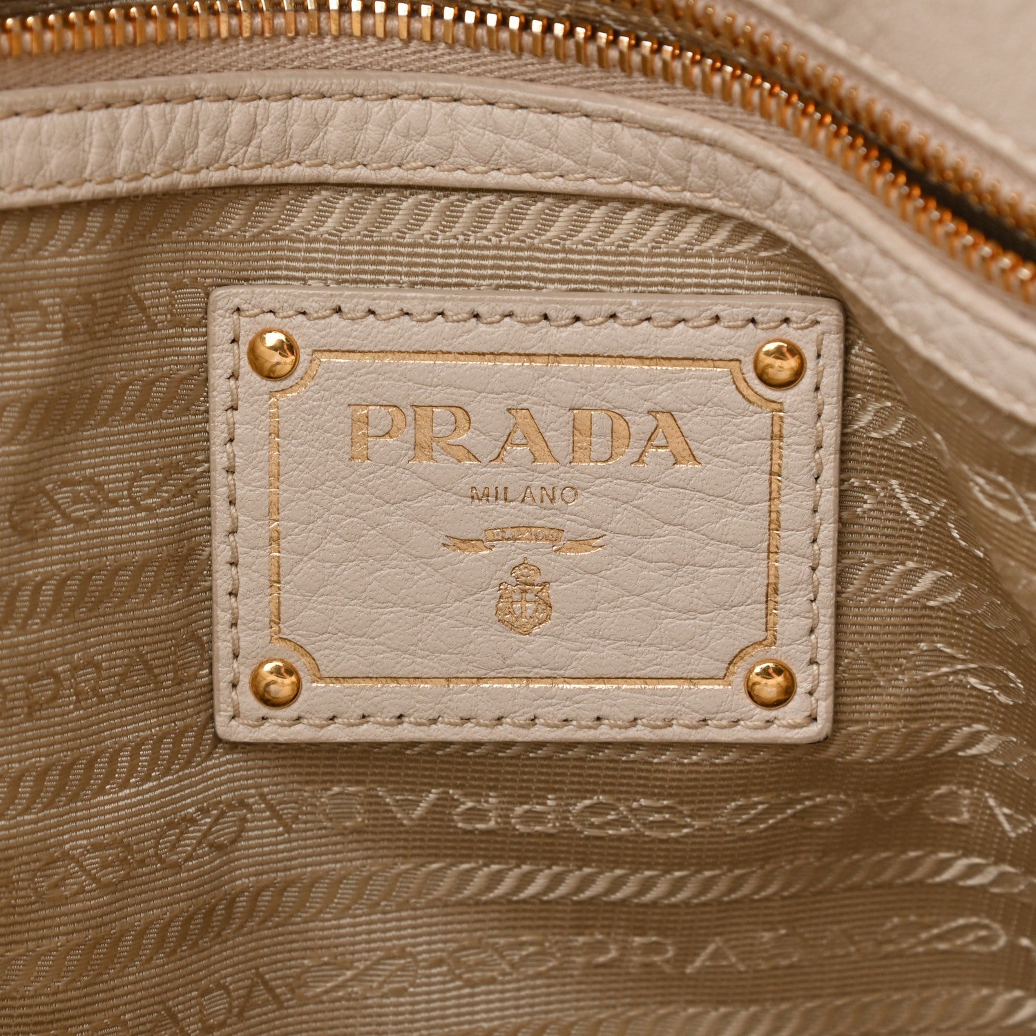Prada Vitello Daino Tote Talco 7 of 23