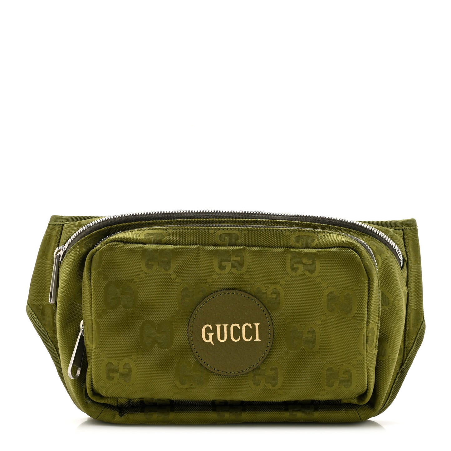Econyl Nylon Monogram Off The Grid Large Belt Bag Green