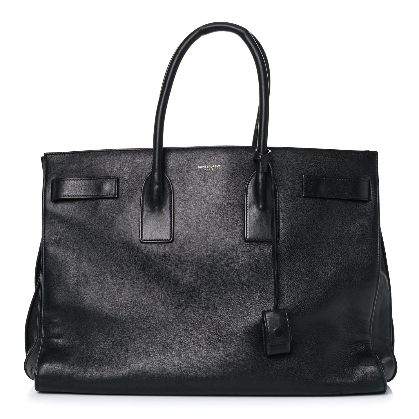 Calfskin Large Sac De Jour Carryall Black