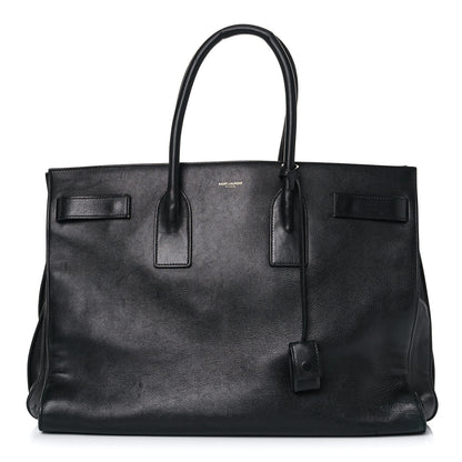 Saint Laurent Calfskin Large Sac De Jour Carryall Black 1 of 34