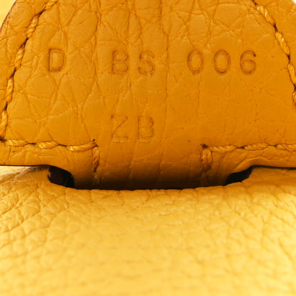 Hermes Taurillon Clemence Evelyne III PM Jaune Ambre 7 of 12