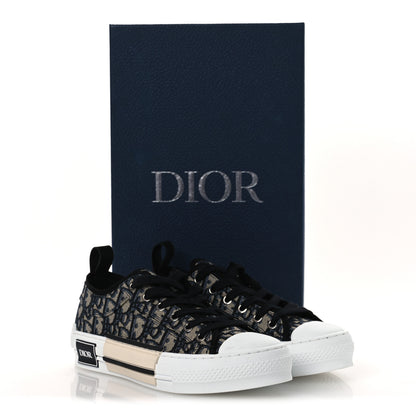 Christian Dior Canvas Oblique Walk'N'Dior Low Top Sneakers 37 Deep Blue 13 of 13