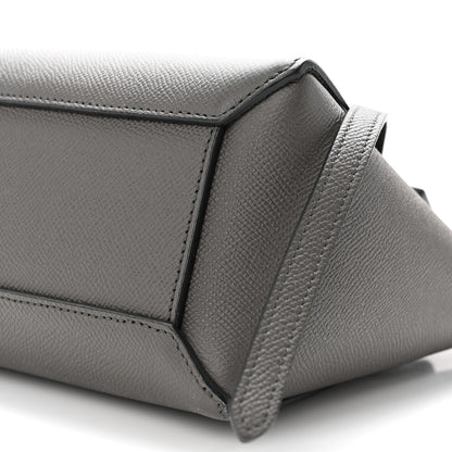 Celine Grained Calfskin Nano Belt Bag Grey 10 of 10