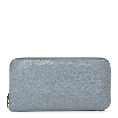 Hermes Epsom Azap Wallet Bleu Lin 1 of 14