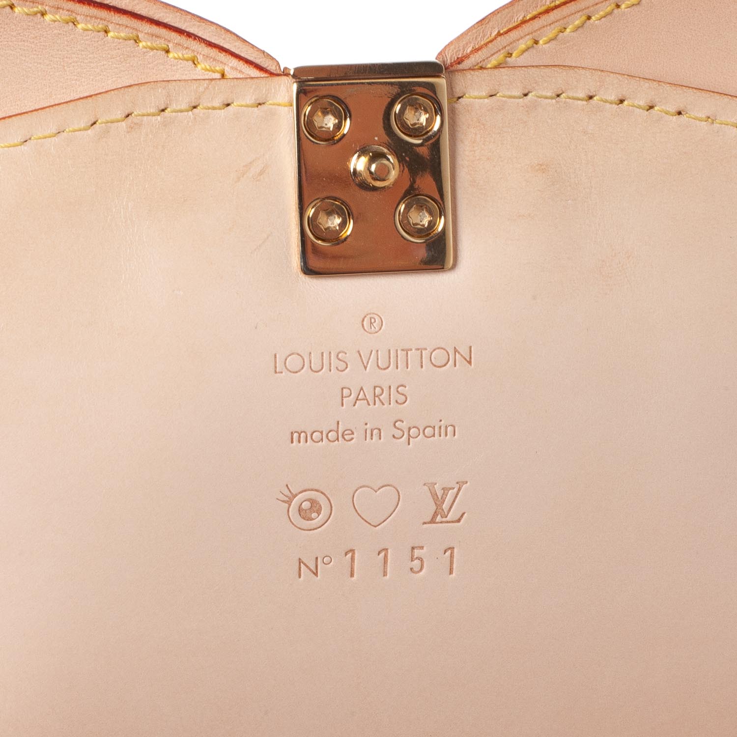 Louis Vuitton Monogram Multicolor Murakami Eye Love You White 6 of 9