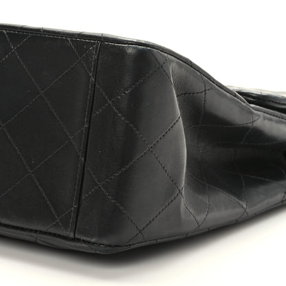 Chanel Lambskin Quilted XL Jumbo Single Flap Black 9 of 9