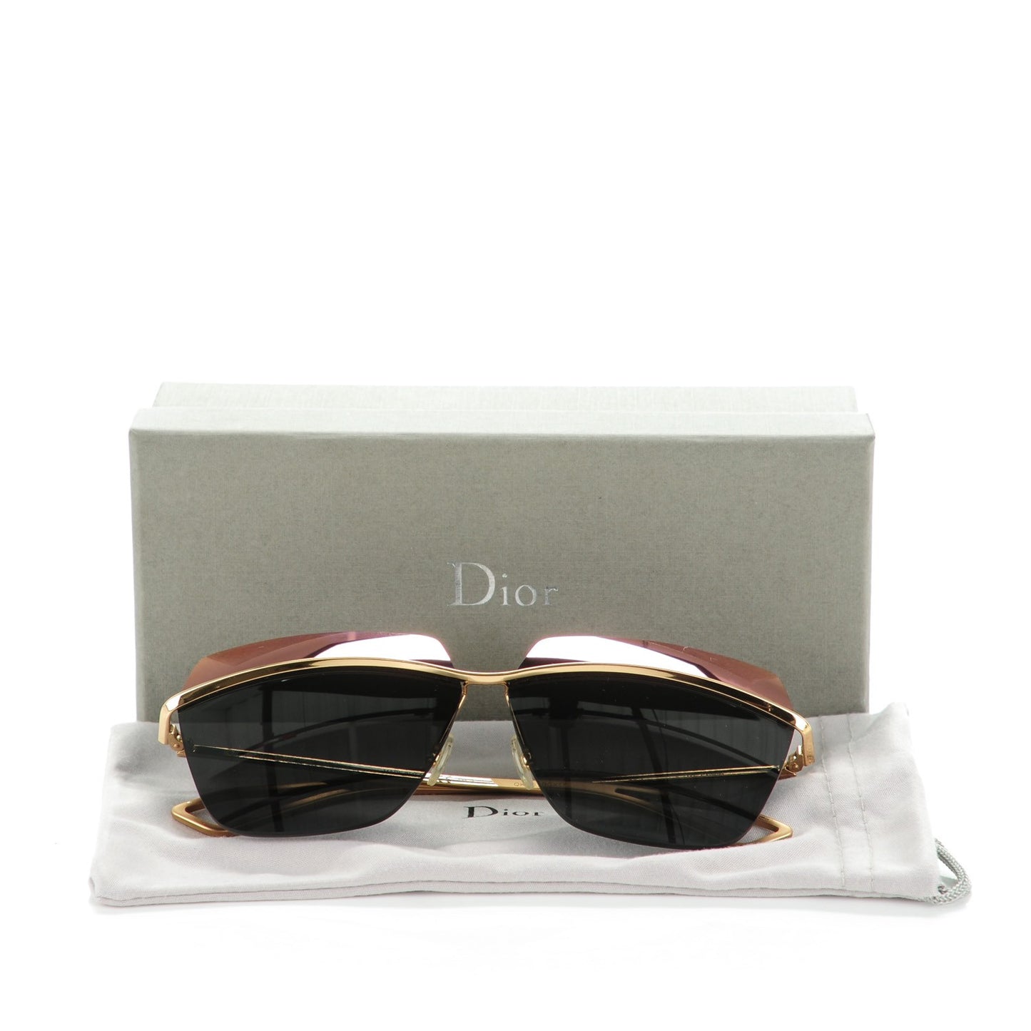 Metallic Sunglasses Rose Gold