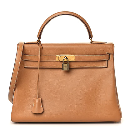 Hermes Courchevel Kelly Retourne 32 Naturelle 1 of 10
