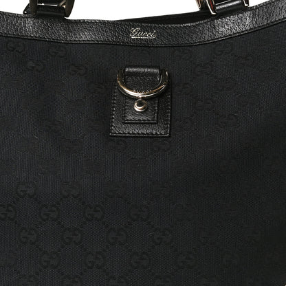 Gucci Monogram Small Abbey Tote Black 6 of 9