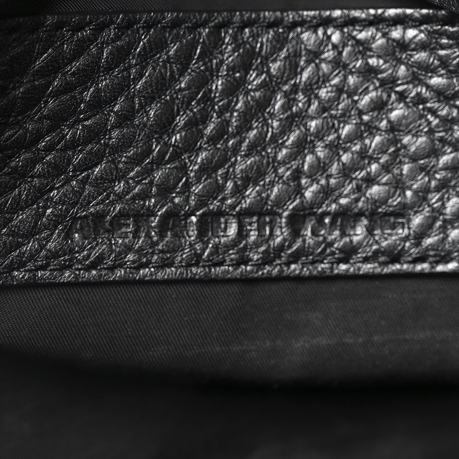 Alexander Wang Pebbled Lambskin Rocco Black Pale Gold Hardware 6 of 11