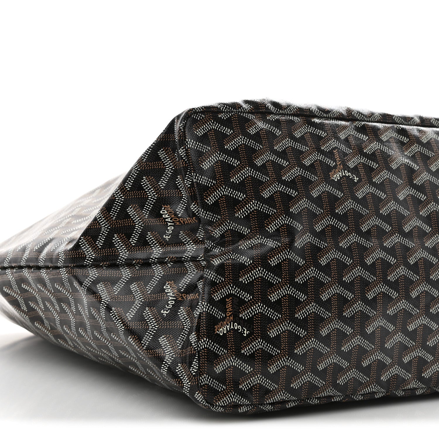 Goyard Goyardine Saint Louis GM Black Gold 10 of 11
