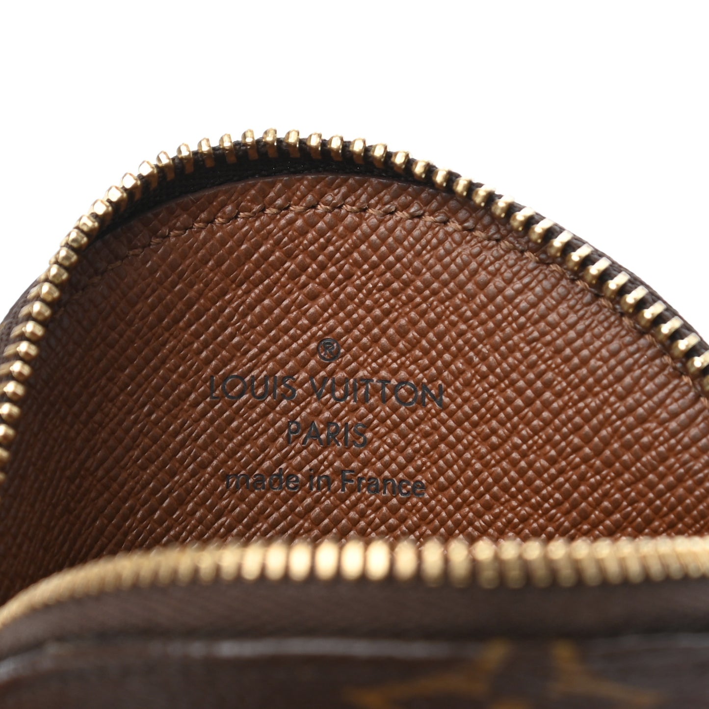 Monogram Round Coin Purse