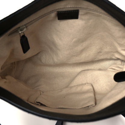 Gucci Monogram Messenger Bag Black 5 of 10