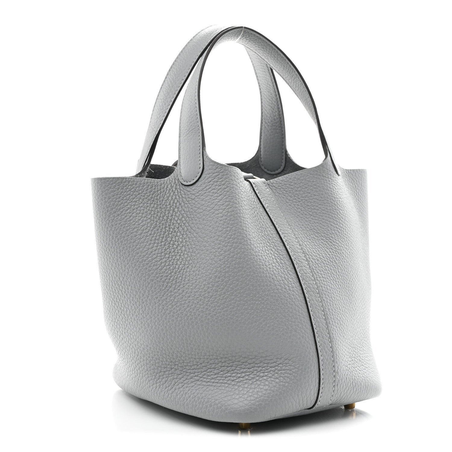 Hermes Taurillon Clemence Picotin Lock 18 PM Gris Pantin 2 of 11