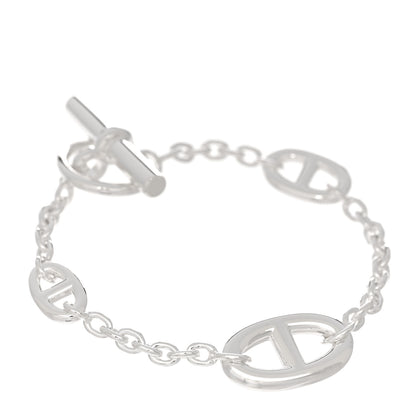 Hermes Sterling Silver Farandole Bracelet LG 1 of 4