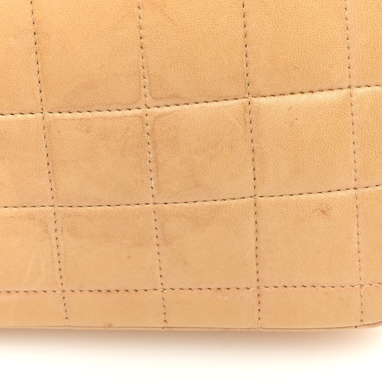 Chanel Lambskin East West Chocolate Bar Flap Beige 10 of 13