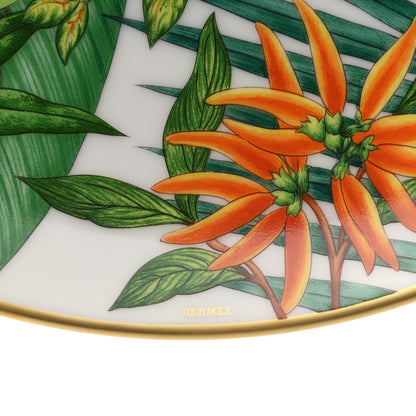 Hermes Porcelain Passifolia Dessert Plate N°1 Set of 2 5 of 8