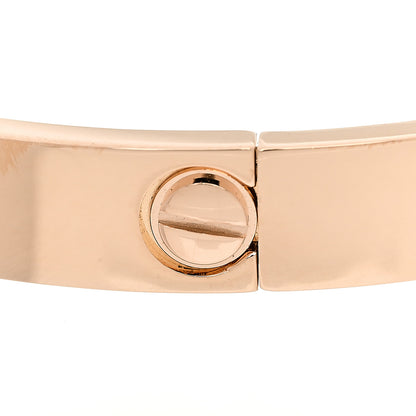 Cartier 18K Pink Gold LOVE Bracelet 17 7 of 8