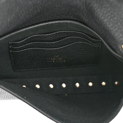 Valentino Garavani Grainy Calfskin Rockstud Crossbody Pouch Black 5 of 10