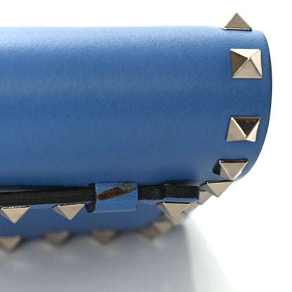 Valentino Garavani Nappa Small Rockstud Wristlet Clutch Light Sapphire 9 of 9