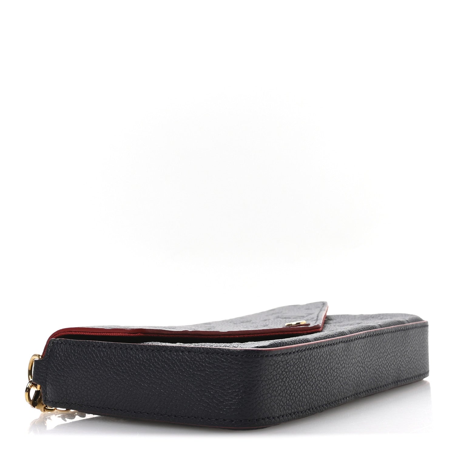 Louis Vuitton Empreinte Pochette Felicie Chain Wallet Marine Rouge 4 of 12