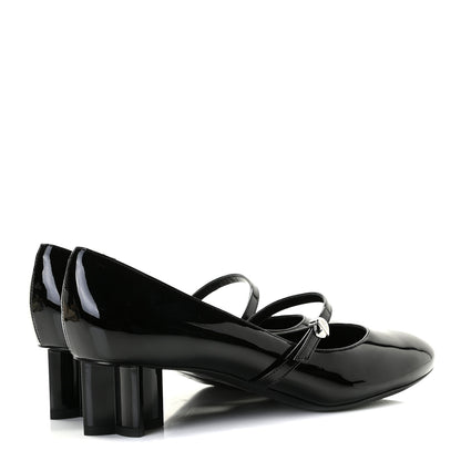 Louis Vuitton Patent Uniformes Silhouette 40mm Pumps 39 Black 4 of 12
