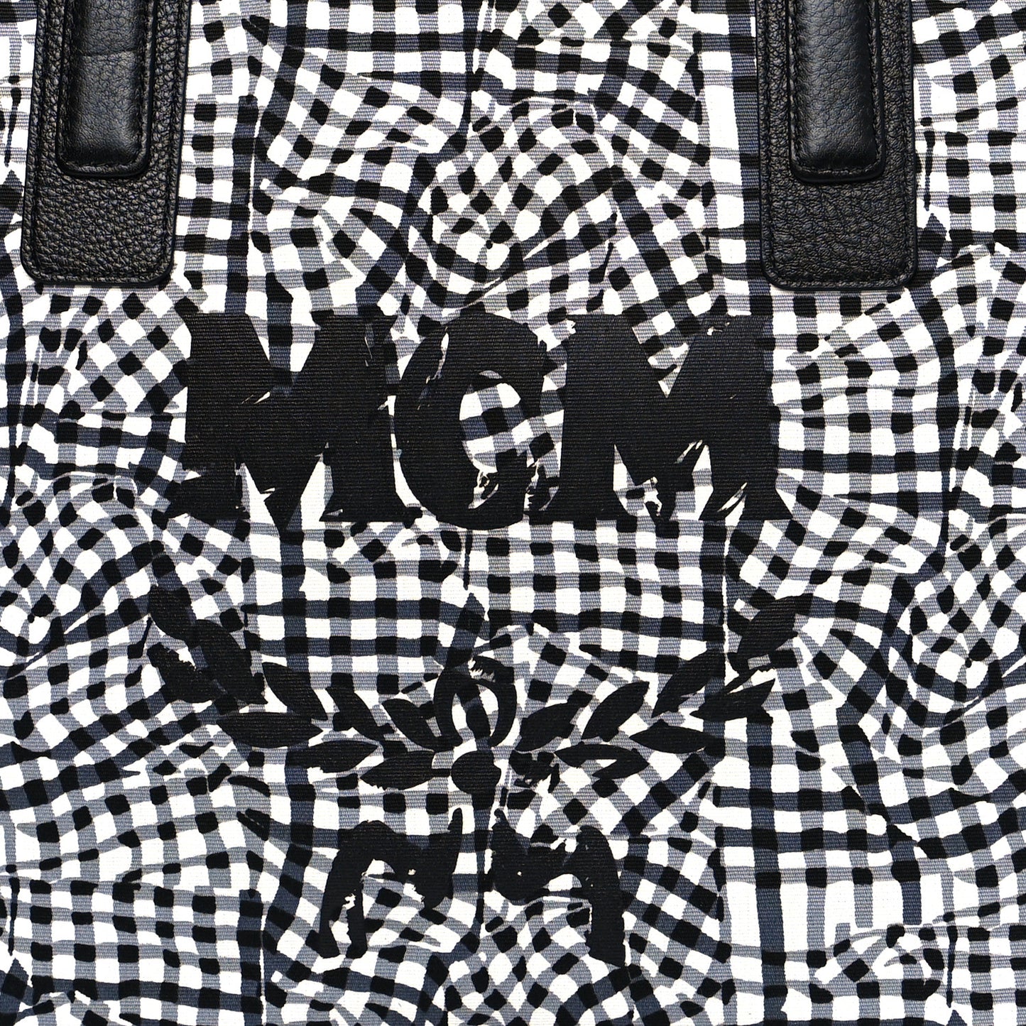 Visetos Medium Reversible Shopping Tote Black
