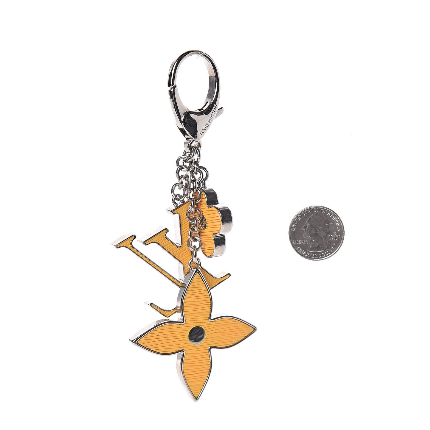 Fleur d Epi Bag Charm Citron