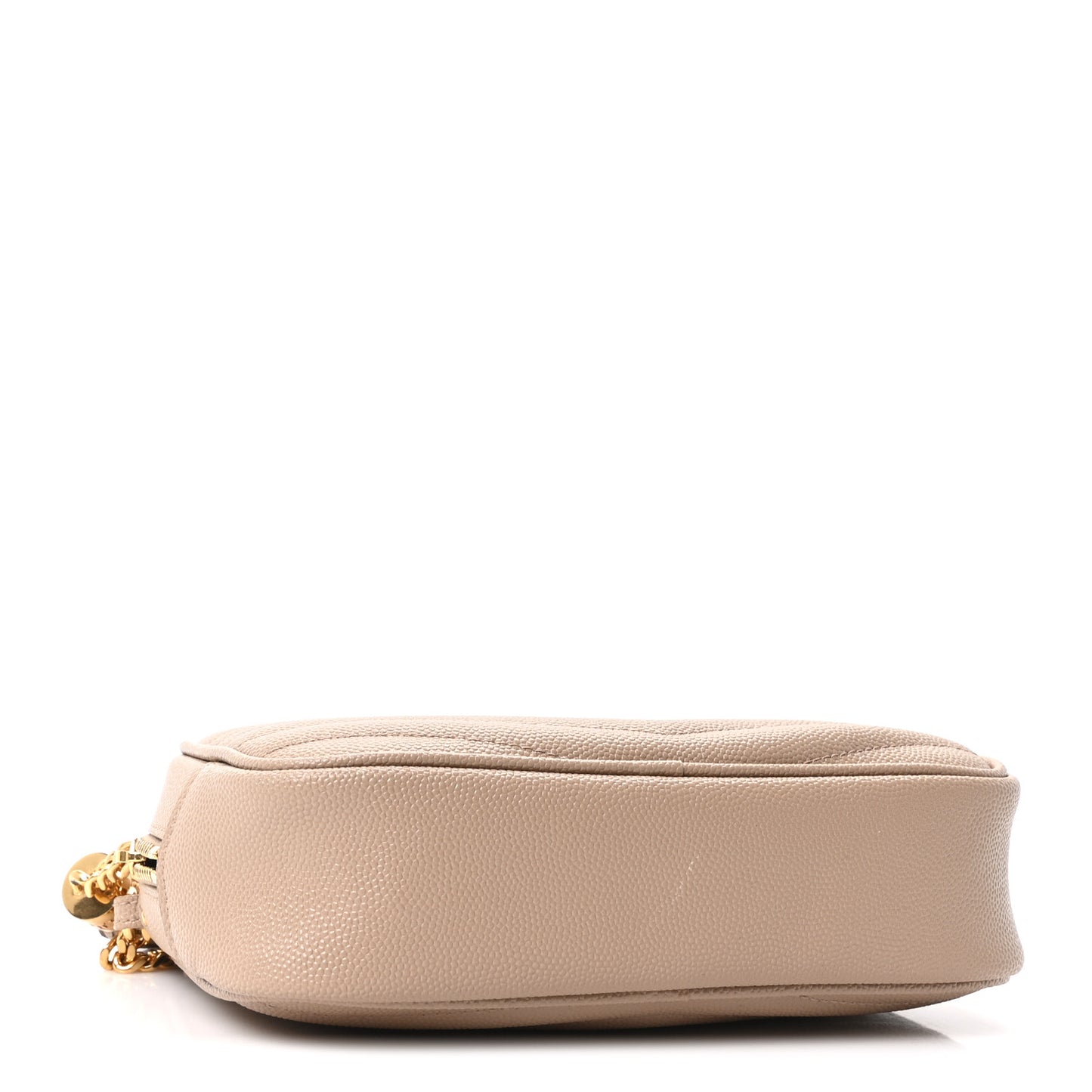 Grain De Poudre Matelasse Monogram Mini Lou Camera Bag Dark Beige