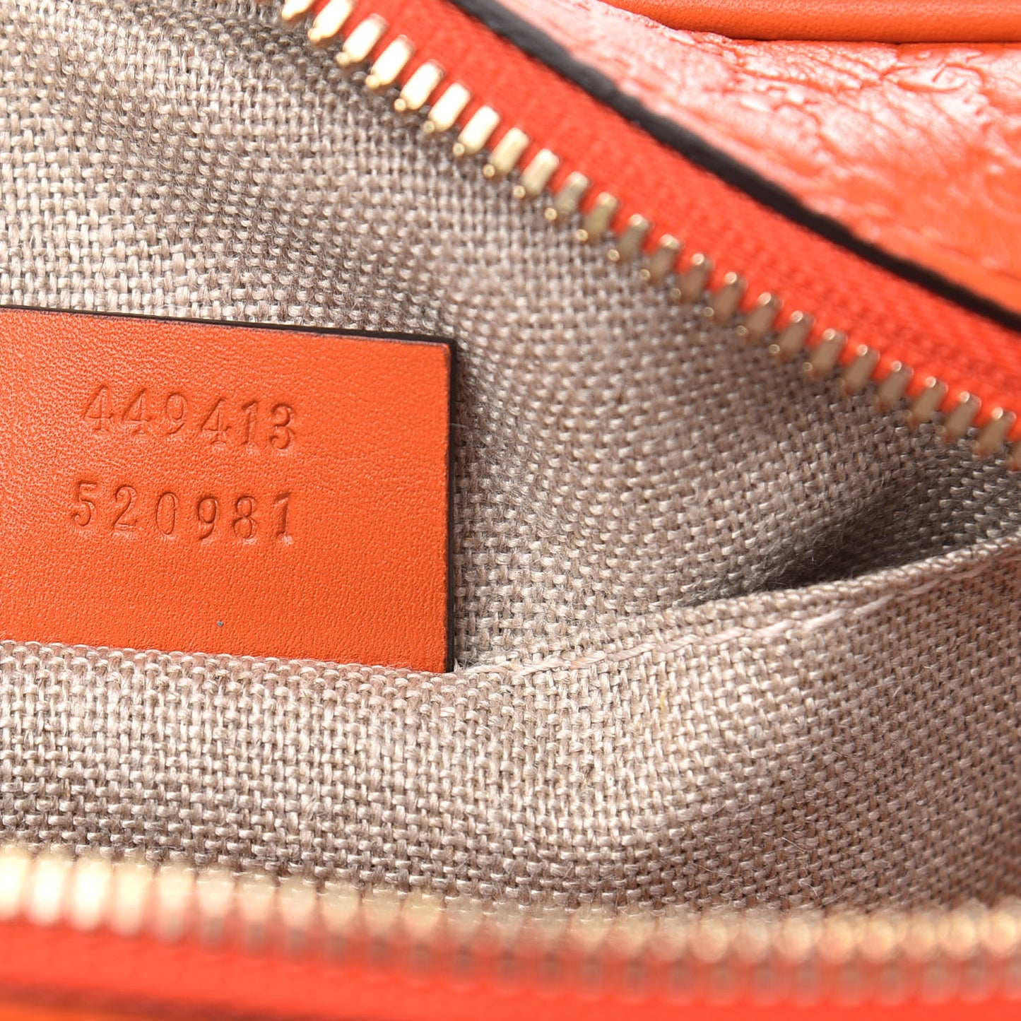 Soft Microguccissima Mini Bree Messenger Bag Sun Orange