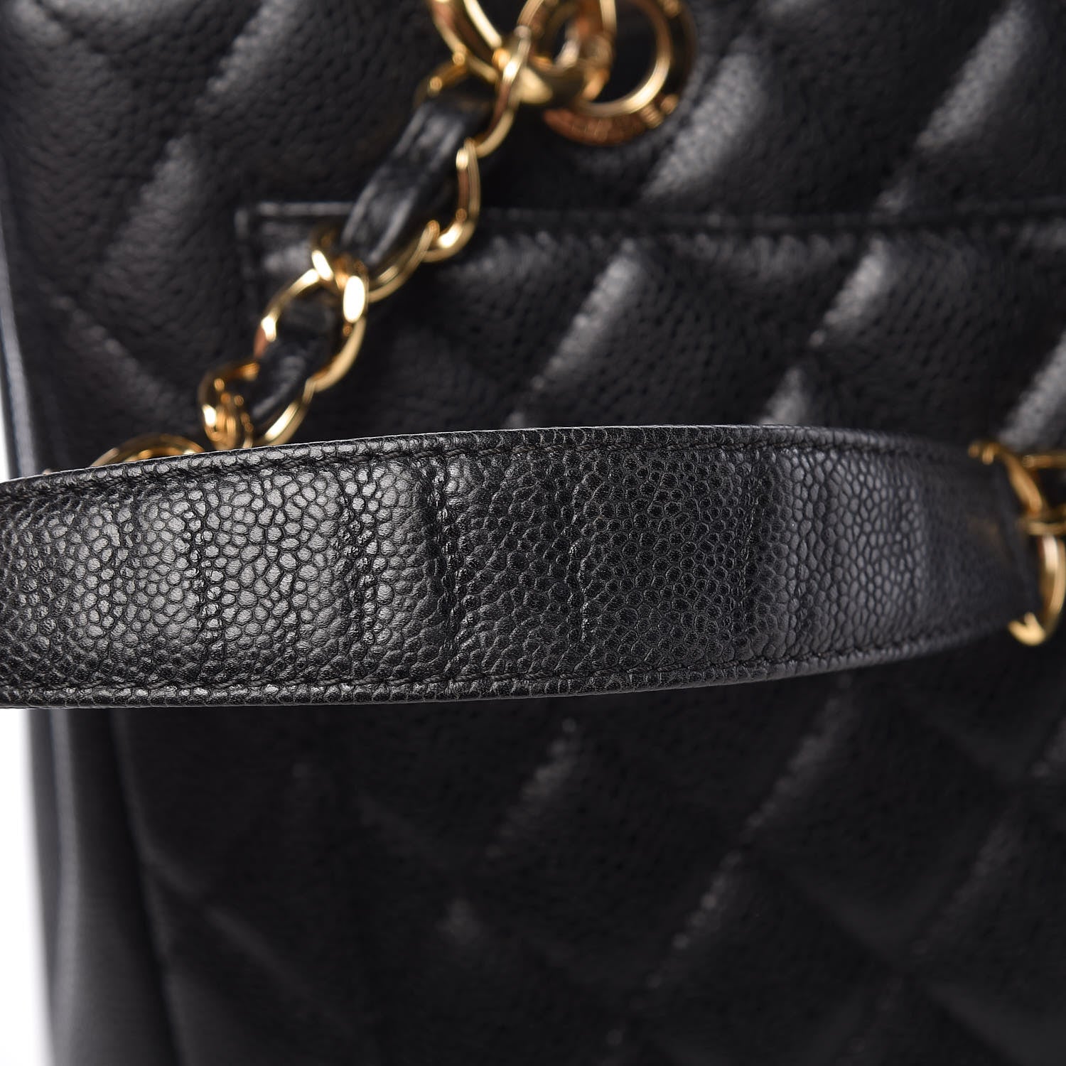 Chanel Caviar Quilted Grand Shopping Tote GST Black 10 of 22