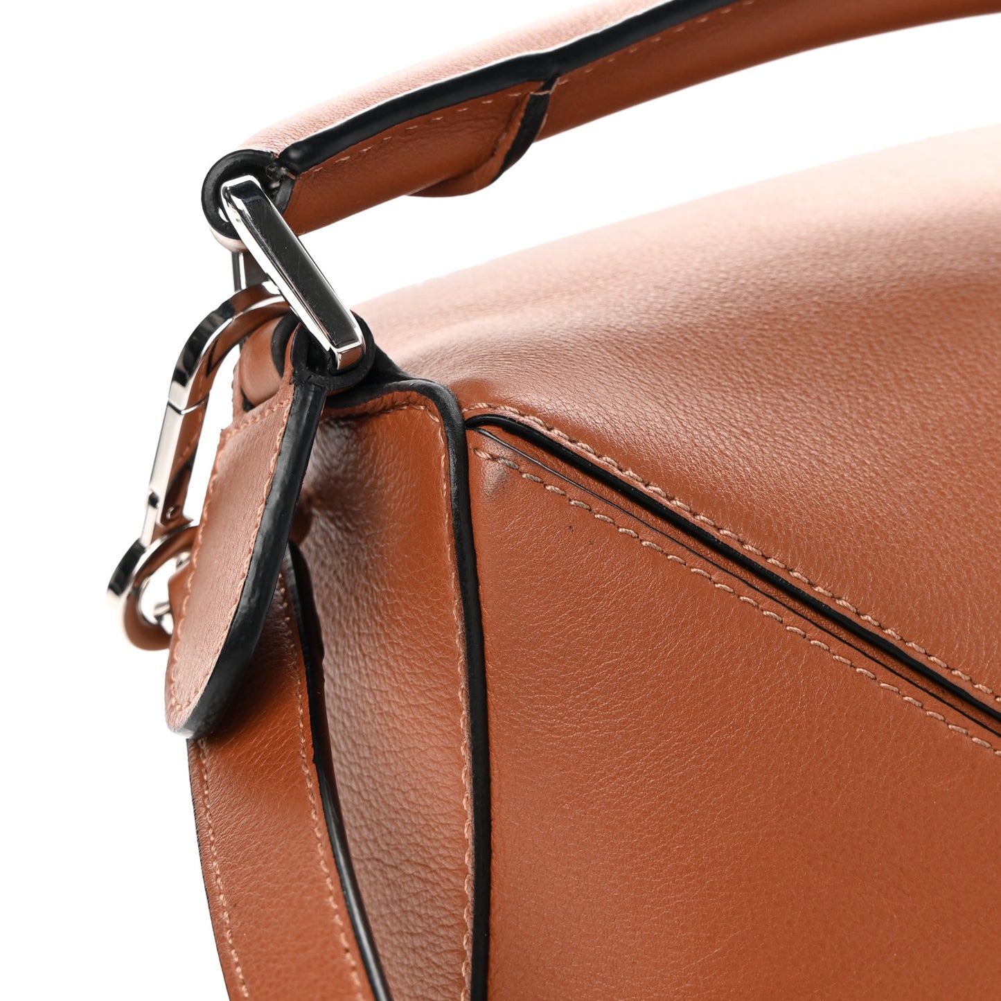 Calfskin Small Puzzle Bag Tan