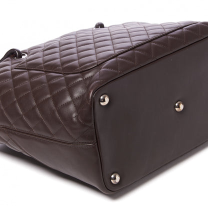 Chanel Calfskin Quilted Large Cambon Tote Brown 7 of 8