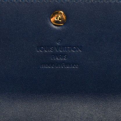 Louis Vuitton Vernis Sarah Wallet Grand Blue 7 of 8