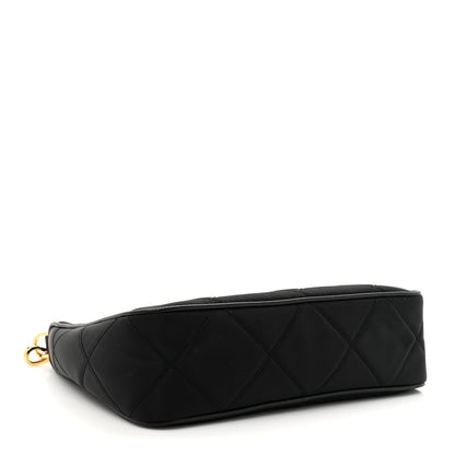 Prada Re-Nylon Saffiano Quilted Mini Re-Edition 1995 Chaine Shoulder Bag Black 4 of 9
