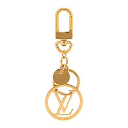 Louis Vuitton LV Circle Bag Charm Key Holder Gold 1 of 3