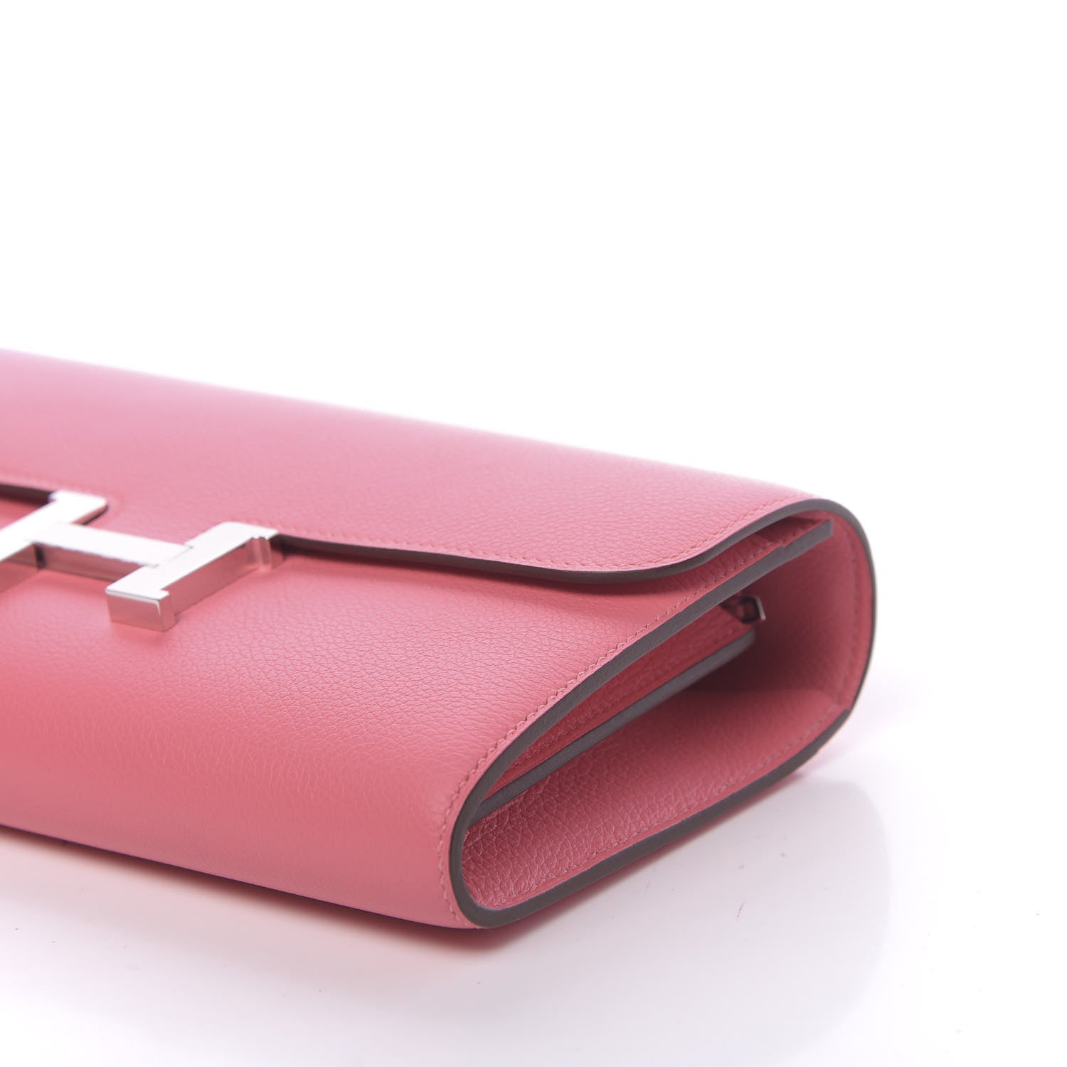 Hermes Evercolor Constance Wallet To Go Rose Azalee 9 of 11