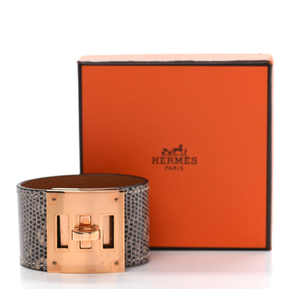 Hermes Lizard Kelly Dog Cuff T2 Ombre 6 of 6
