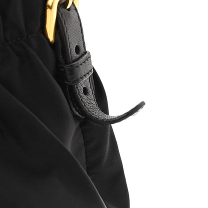 Prada Tessuto Nylon Braided Hobo Black 11 of 11