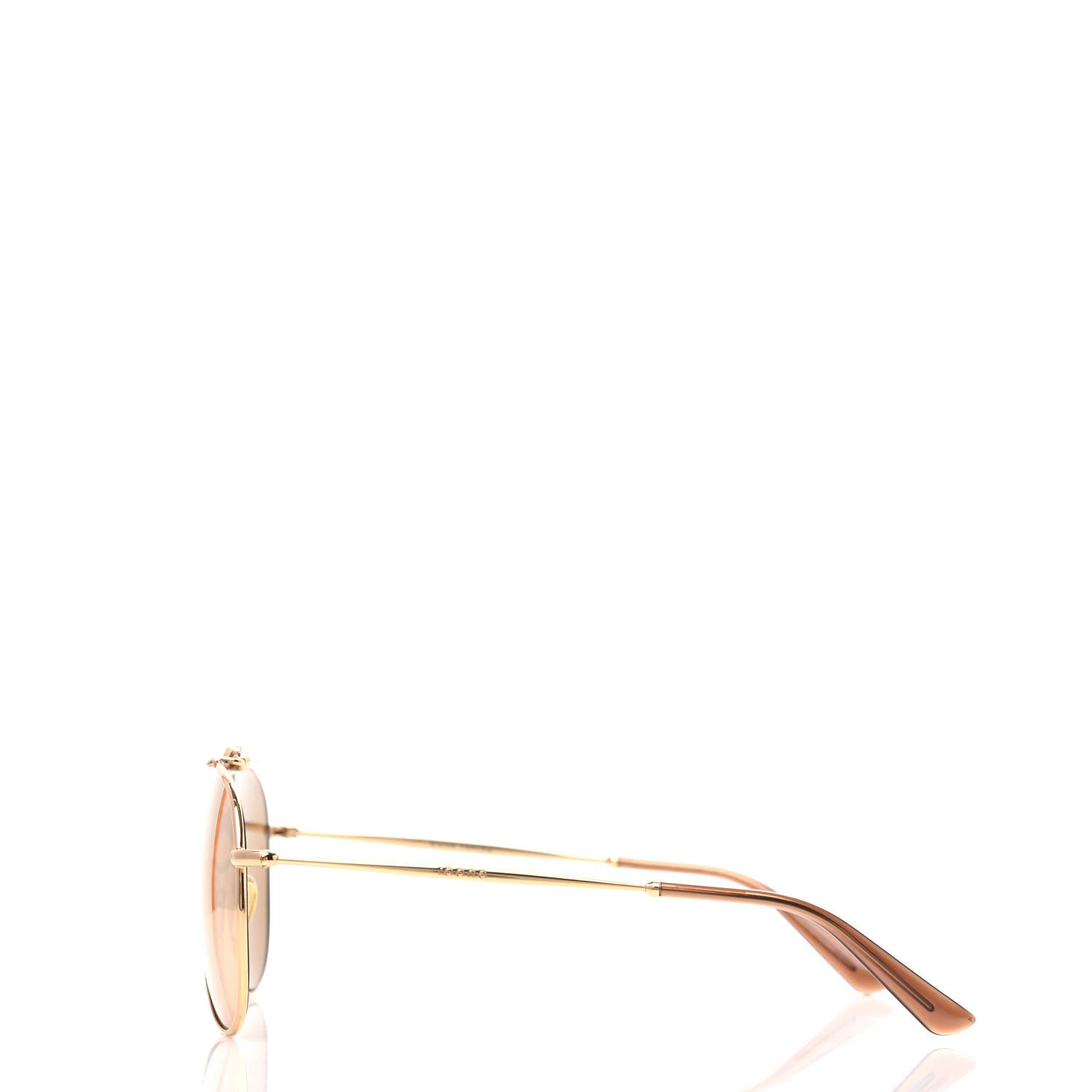 Gucci Bamboo Aviator GG 2235/S Sunglasses Gold 3 of 7
