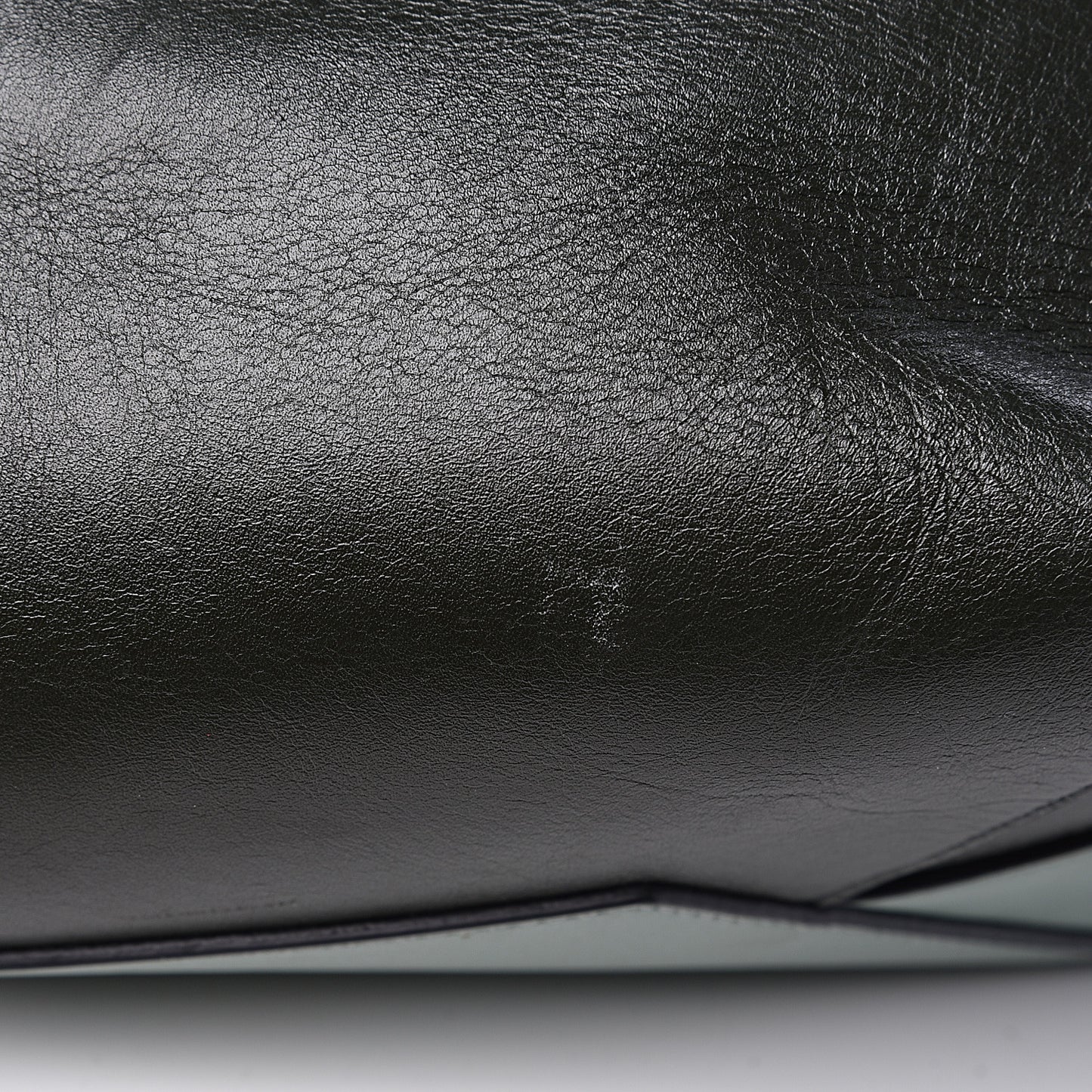 Shiny Smooth Calfskin Small Twisted Cabas Jade Forest